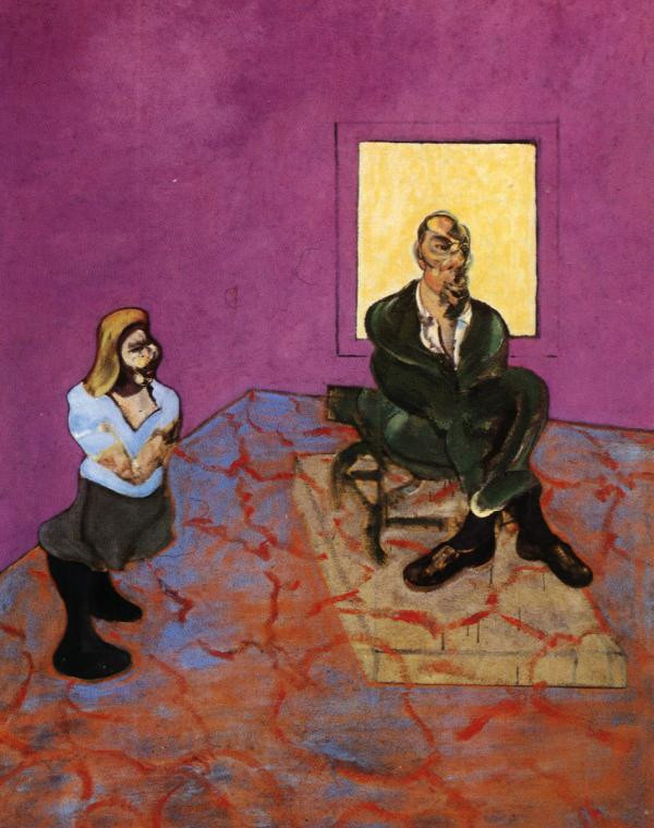 Francis Bacon, Man and Child, 1963