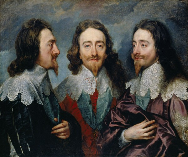 Король Карл I, портрет работы Антониса Ван Дейка, 1636&nbsp;г.