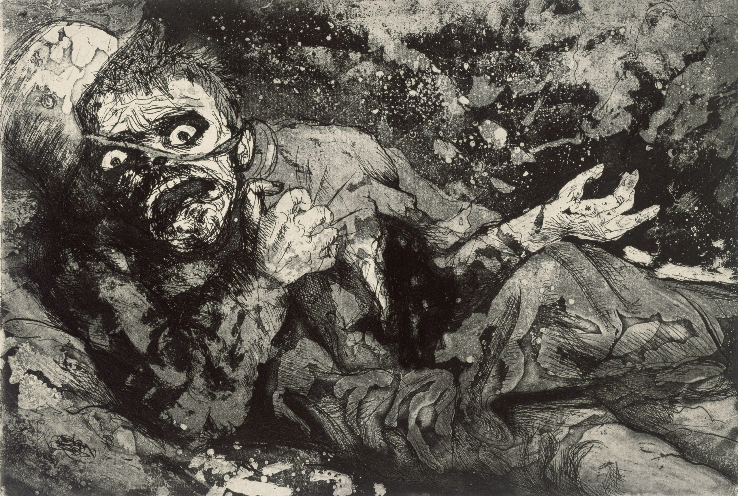 Otto Dix, Wounded Soldier, 1924