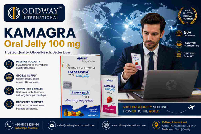 Explore Kamagra 100mg Oral Jelly Pricing and Availability - Oddway