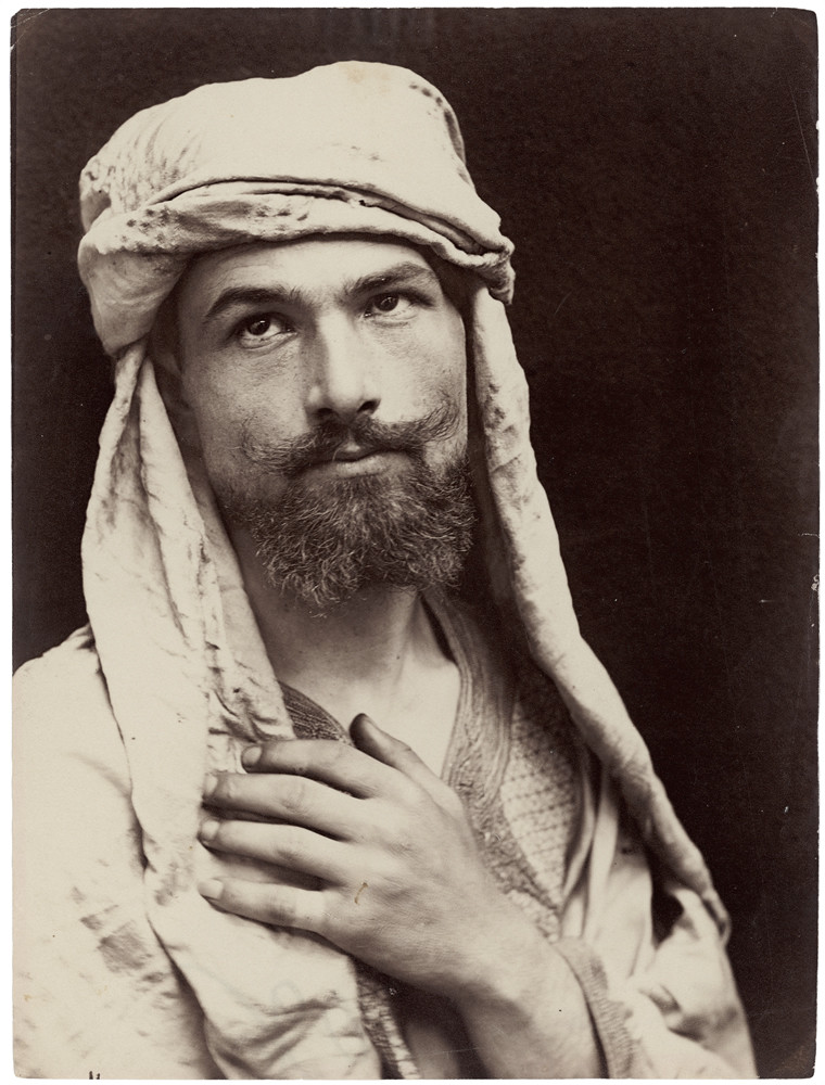 Self-portrait in Arab garb