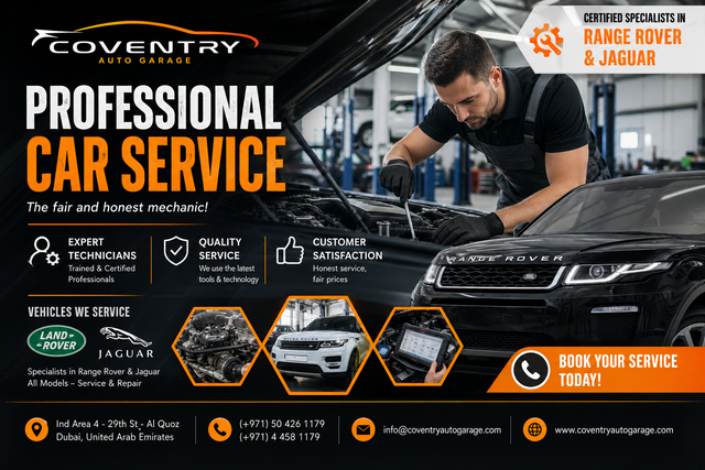 Range Rover Garage Dubai | Trusted Repair Specialists