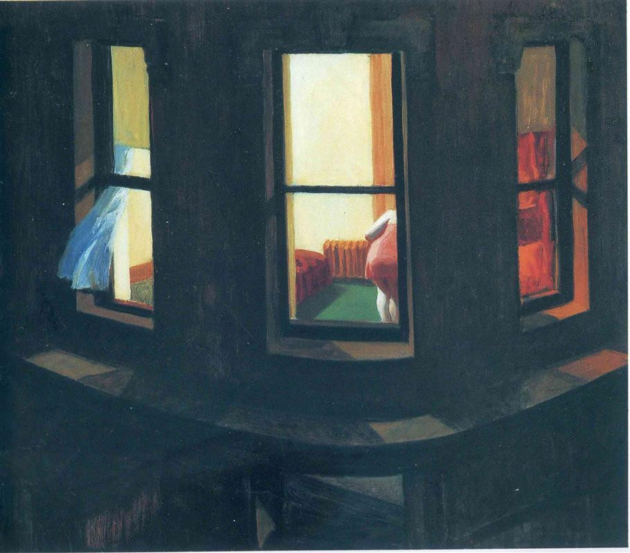 Night Windows. 1928, ныне в&nbsp;коллекции Музея современного искусства, Нью-­Йорк.