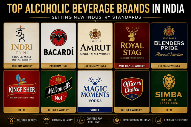 Exploring Top Alcoholic Beverage Brands in India Success Stories