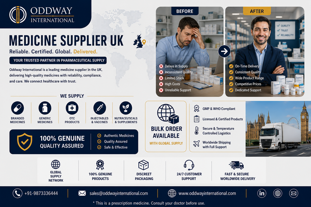 Wholesale Medicine Suppliers UK for Reliable International Pharmaceutical Trade