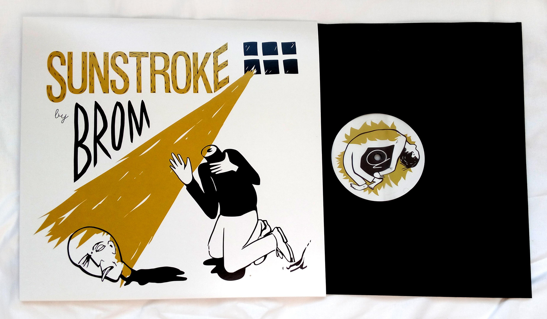 Обложка пластинки «Солнечный удар» группы Бром, вышедшей на&nbsp;австрийском лейбле Trost Records 5 октября