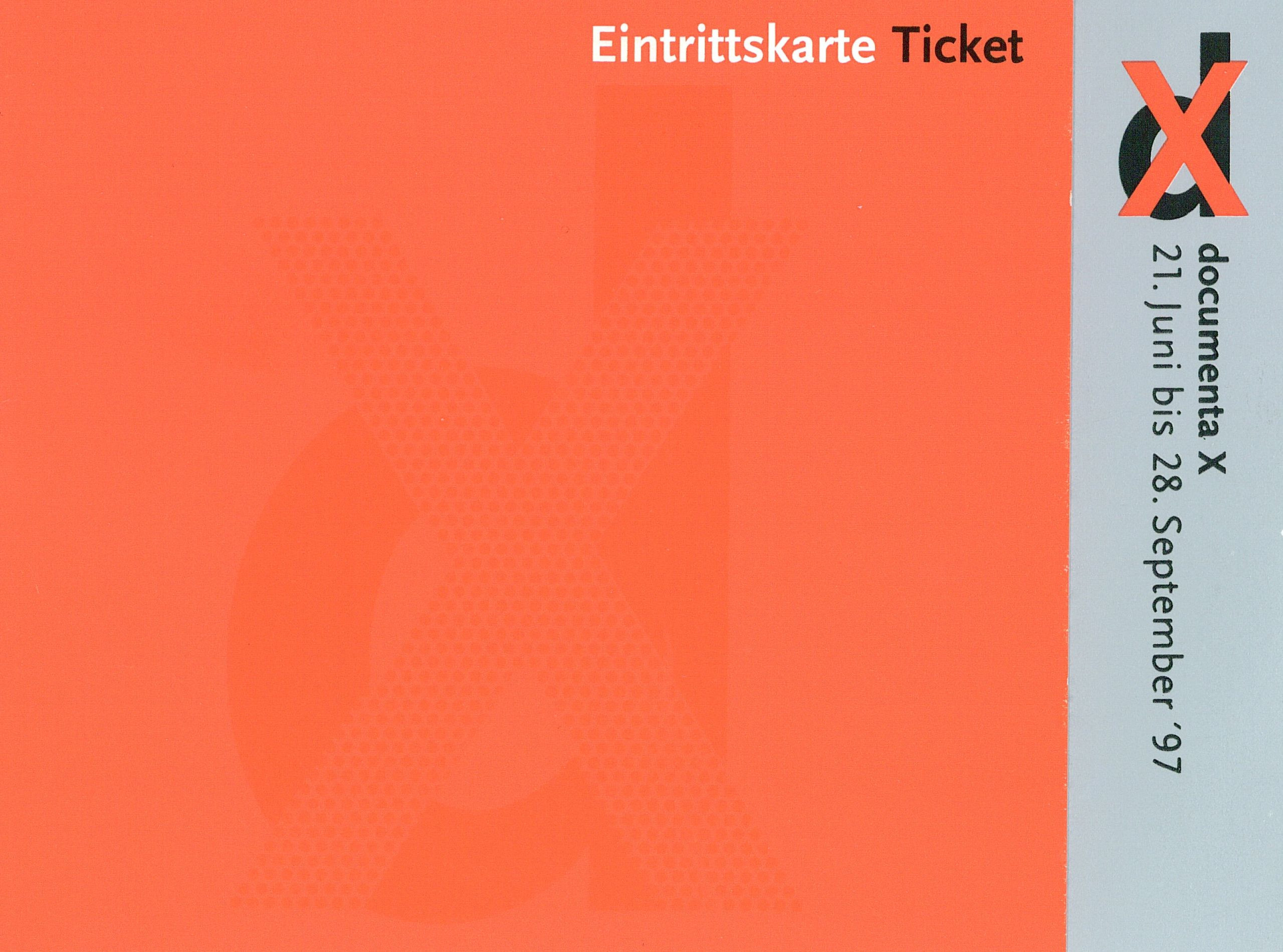 Фото билета на Документу X