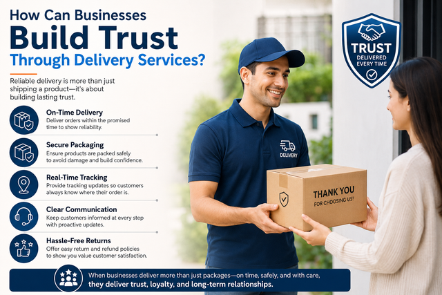 How Can Businesses Build Trust Through Delivery Services?