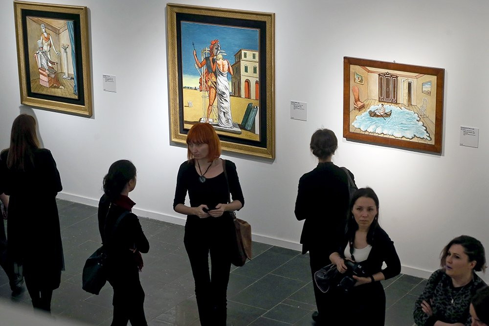 Выставка Джорджо Де Кирико в&nbsp;Третьяковской галерее. Фото: Виктор Васенин: РГ, 2017
