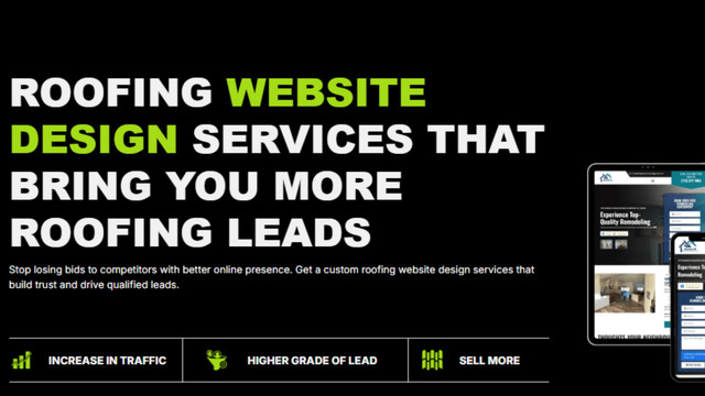 Roofing Website Design Services That Convert Visitors to Customers