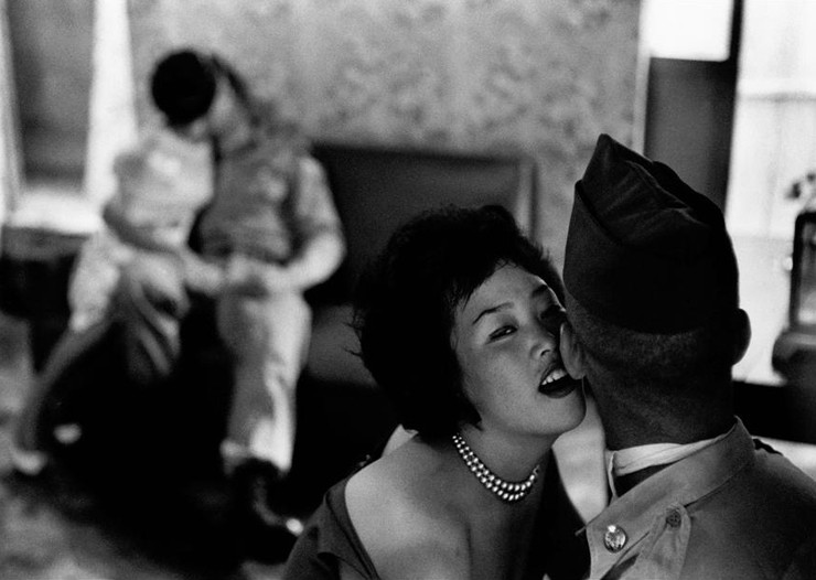 René Burri, Soldiers and Prostitutes. South Korea, 1961.