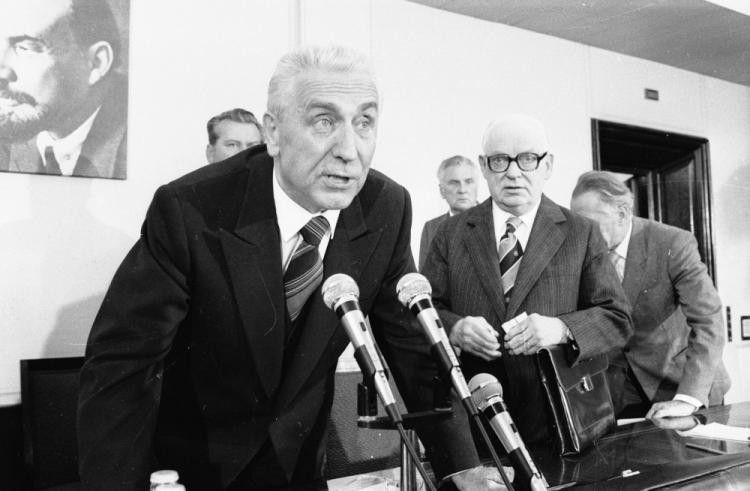 Первый секретарь ПОРП Э. Герек 24 августа 1980&nbsp;года