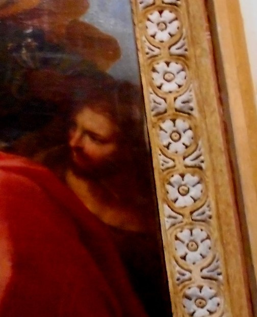Фрагмент картины Карло Маратты «Поклонение волхвов» с&nbsp;изображением волхва (Мельхиор) в&nbsp;правой части композиции Базилика Сан-Марко, Рим