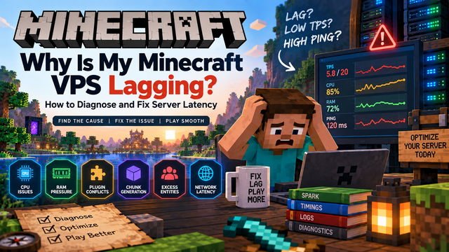 Why Is My Minecraft VPS Lagging? How to Diagnose and Fix Server Latency