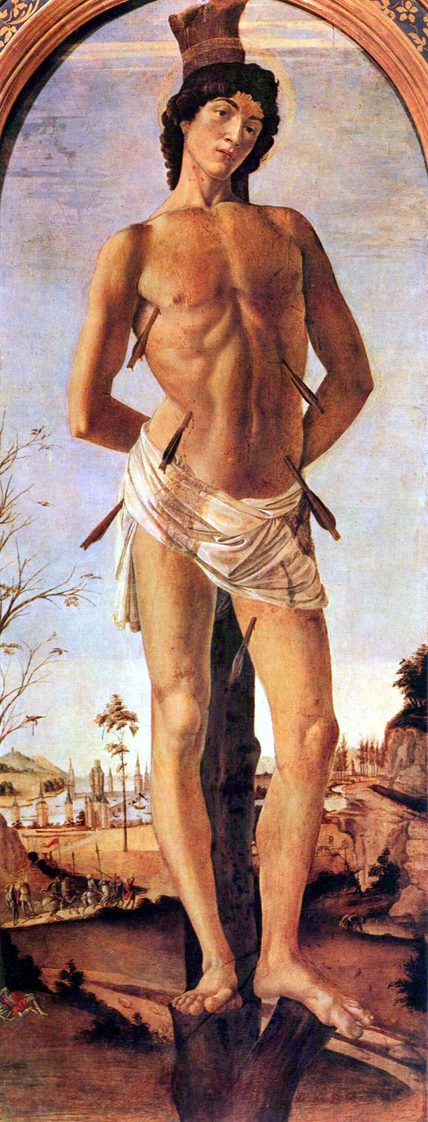 Сандро Боттичелли, «Святой Себастьян», 1473-74
