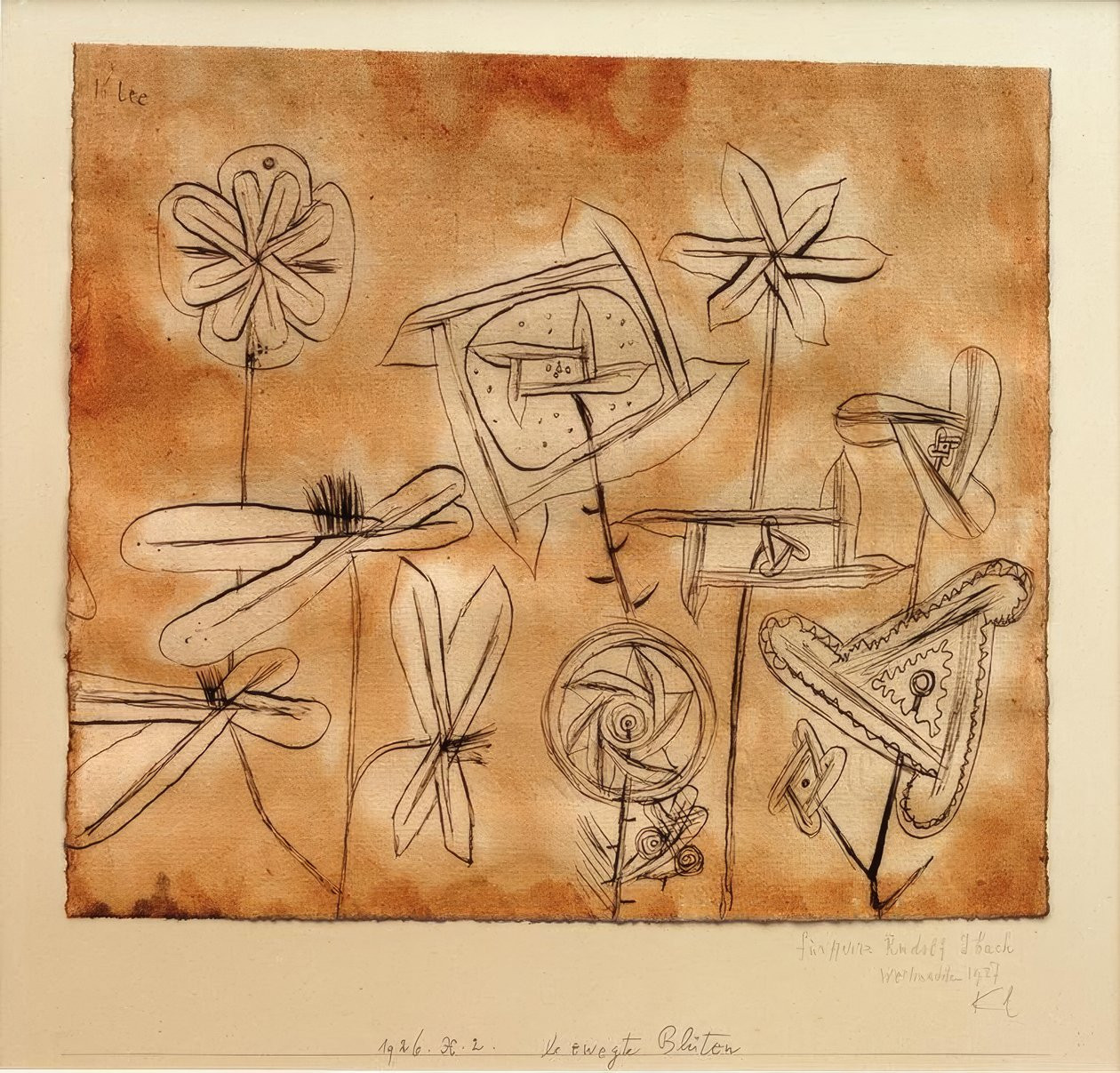 Пауль Клее, «Движущиеся цветы» (1926)