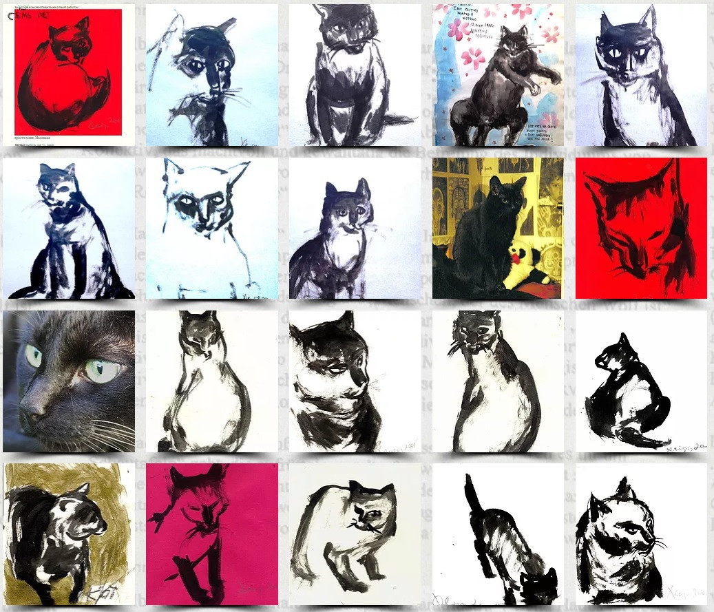 Л. Хейдиз. Рисунки тушью на&nbsp;бумаге, 2005