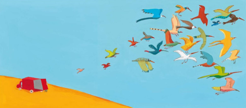 Illustaration by Albertina Zullo for the book “Little Birds”