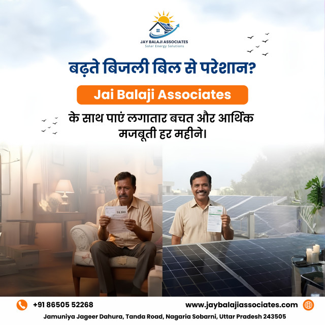 Solar Rooftop Company in Rampur – Reliable Solar Energy Solutions by Jay Balaji Associates