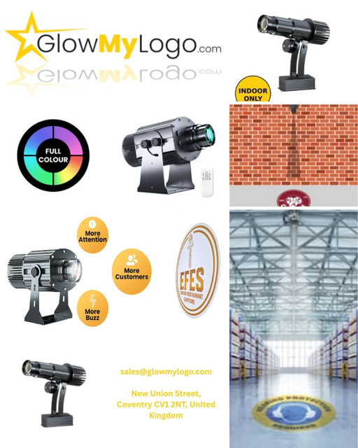 Custom Logo Projector UK for Events, Retail and Brand Promotions