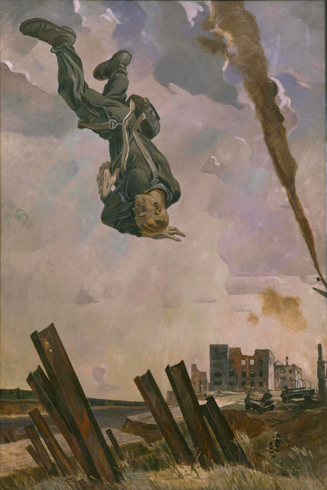Александр Дейнека. «Сбитый ас». 1943