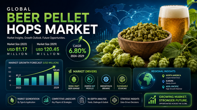 Craft Beer Expansion and Flavor Innovation Propel Global Beer Pellet Hops Market Growth