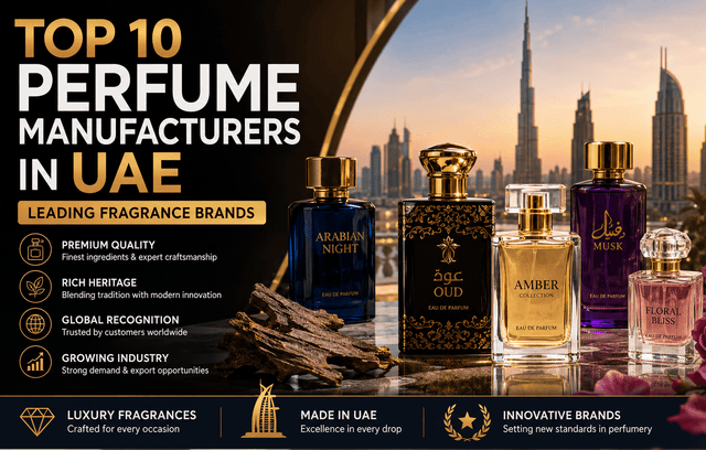 Top 10 Perfume Manufacturers in UAE Driving Luxury Innovation