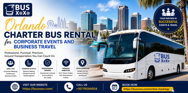 Orlando Charter Bus Rental for Corporate Events and Business Travel