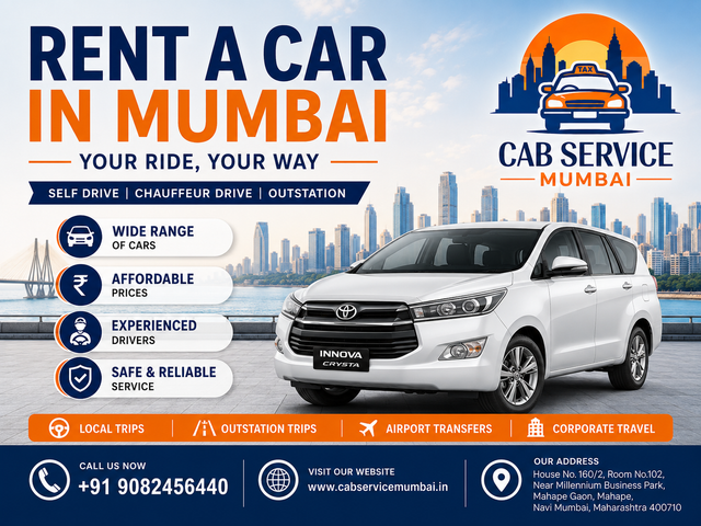 Rent a Car in Mumbai for Outstation – Comfortable, Safe & Affordable Travel