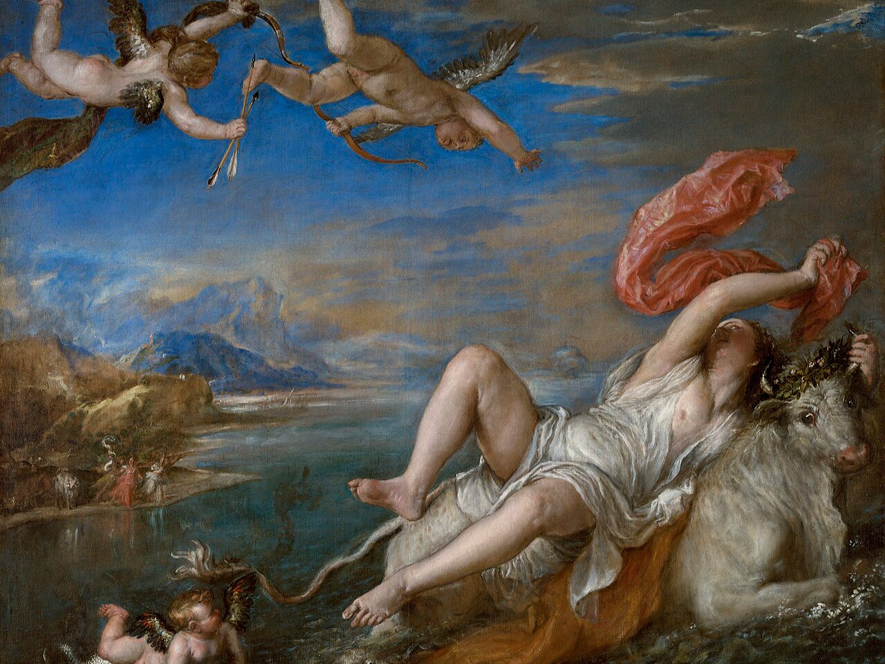 Тициан, «Похищение Европы» (ок. 1560-1562)