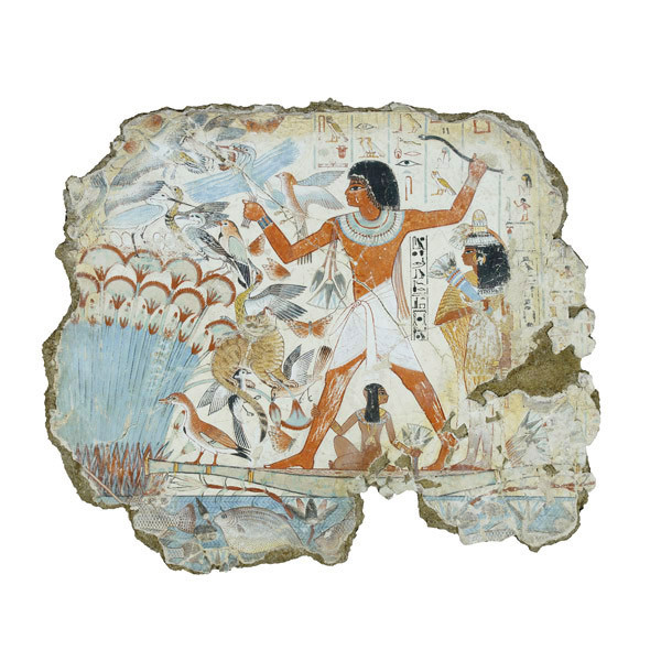 Фреска из&nbsp;гробницы Небамуна (предположительно, бог Думузи во&nbsp;время охоты)