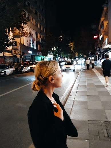 На заправке