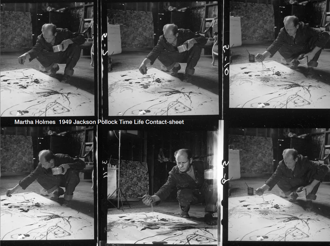Кадры с рулона плёнки («контактный лист») Марты Холмс для Time Life 