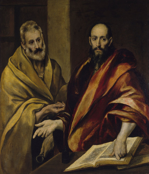 «Апостолы Пётр и&nbsp;Павел» / «Sant Pere i Sant Pau», автор&nbsp;— Эль Греко (ок. 1587—1592&nbsp;г.)