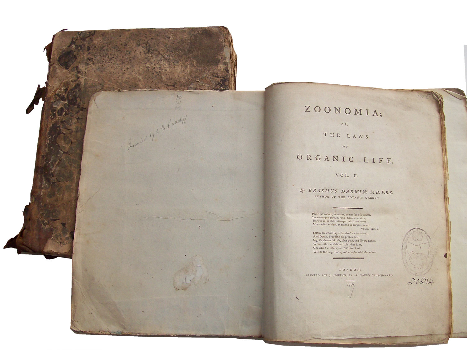 «Зоономия, или Законы органической жизни», издание 1794-1796&nbsp;гг.