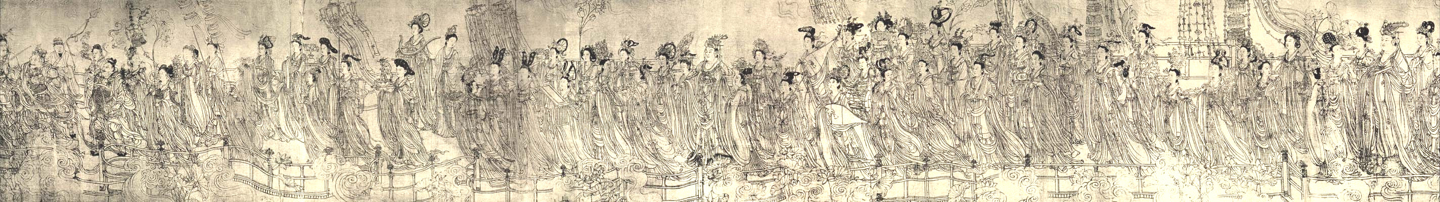 Wu Daozi “Eighty seven immortals”