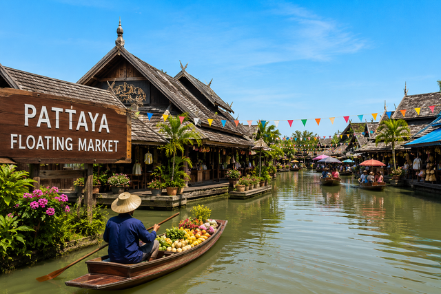Pattaya Floating Market: Tickets, Thailand Tour & Boat Ride Guide 