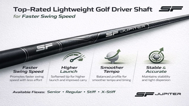 Top-Rated Lightweight Golf Driver Shaft for Faster Swing Speed
