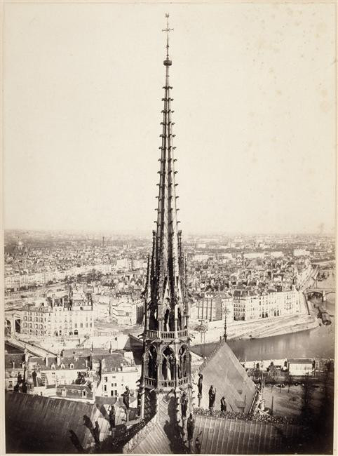 Шпиль Собора Парижской богоматери авторства Э. Виолле-ле-Дюка ©RMN-Grand Palais (musée d’Orsay) / Hervé Lewandowski http://art.rmngp.fr