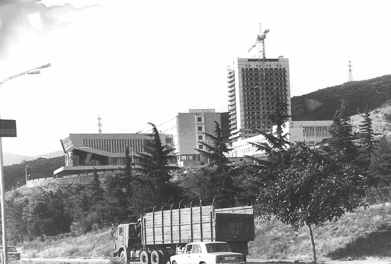 INDUSTRIAL-PEDAGOGICAL TECHNICUM Architect: Nikoloz Lasareishvili, 1978  Drawings, sketches, photos from Lasha Mindiashvili’s family archive