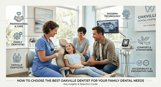 How to Find the Best Oakville Dentist for Your Family's Oral Health