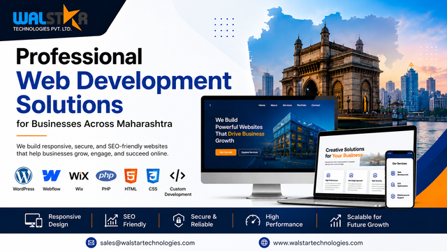 Professional Web Development Solutions for Businesses Across Maharashtra