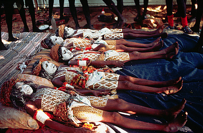 Австралийские аборигены перед&nbsp;обрядом обрезания