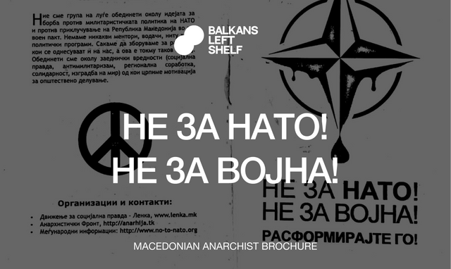 Makedonian Anti-Nato Union.                      «НЕ ЗА НАТО! НЕ ЗА ВОJНА!» 