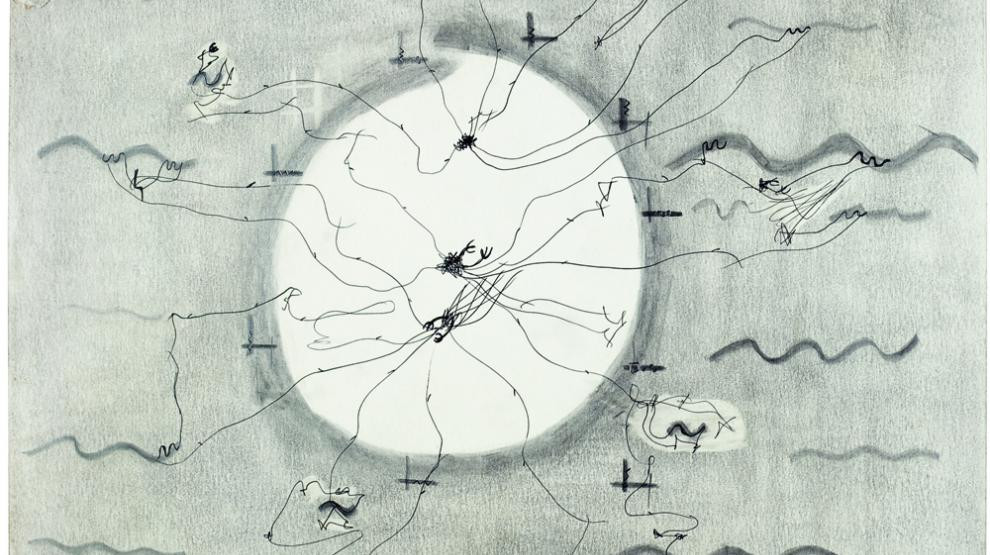 Graniers. Juillet 1976. Une carte accompagnée d’un calque, tracés par Gisèle Durand