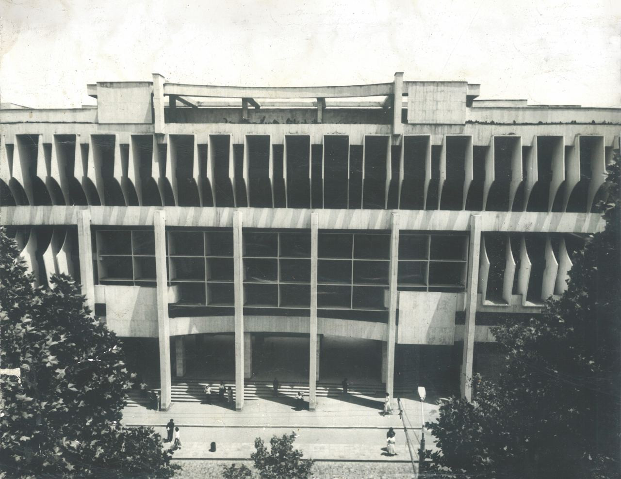 SCIENTIFIC-TECHNICAL LIBRARY NAMED AFTER GIVI MIKELADZE Architect: Gari Bichiashvili, 1986 Drawing and plans from the National Scientific Library of Georgia Photos from Gari Bichiashvili’s private archive