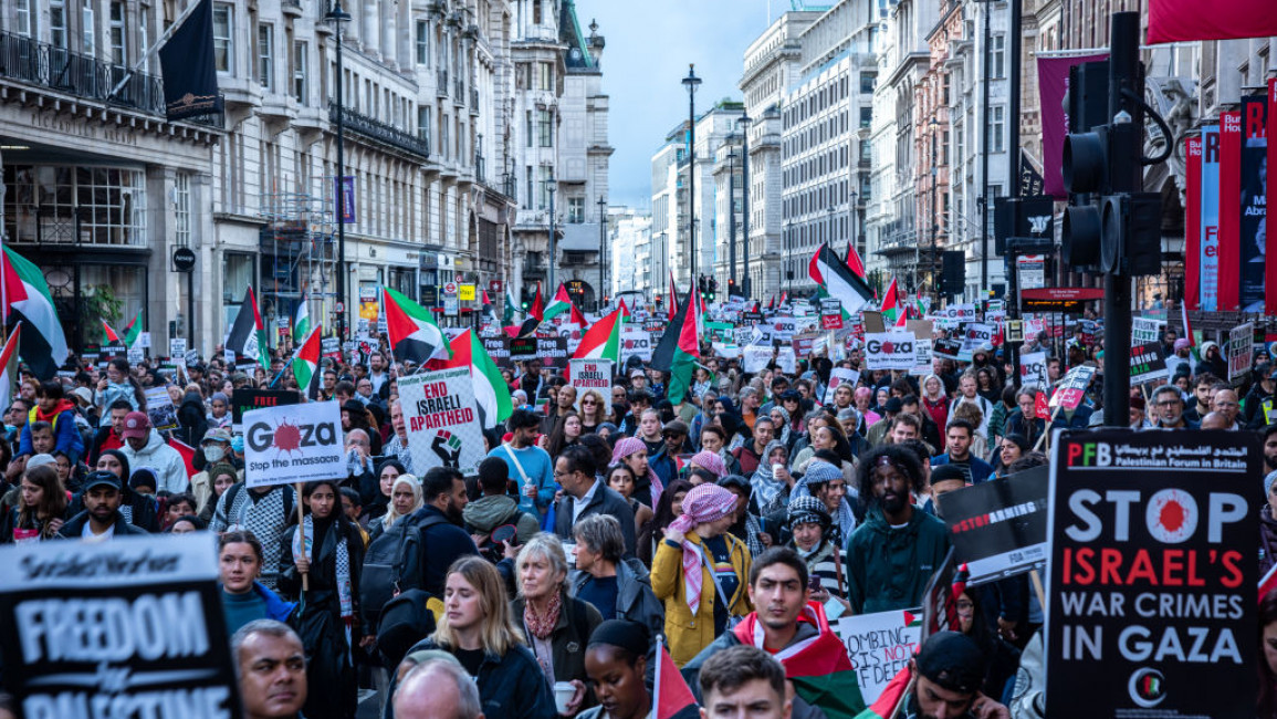 Пропалестинские протесты в Великобритании