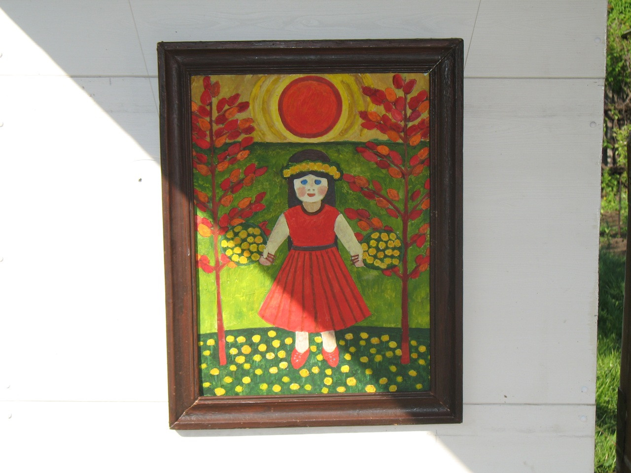 В. Ясинский «Красносолнышко» фанера, масло (коллекция А. Емельянова) 
