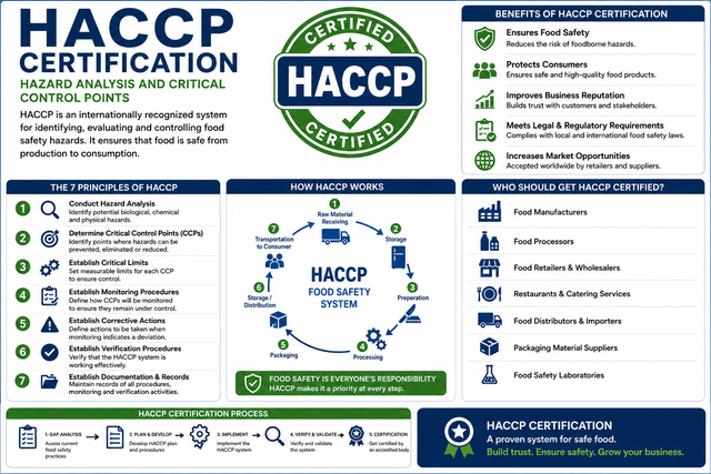 HACCP Certificering: Voedselveiligheid voor de Hele Voedselketen