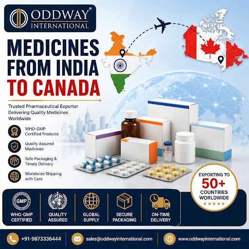 Why Choose Medicine Courier From India To Canada? Oddway